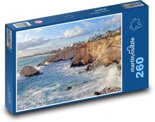 Rocky coast - waves, ocean Puzzle 260 pieces - 41 x 28.7 cm 