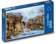 Coast - water, rocks Puzzle 260 pieces - 41 x 28.7 cm 