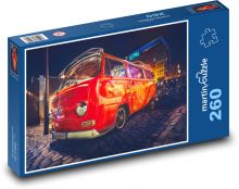 Retro Bus - VW Car, Antique Car Puzzle 260 pieces - 41 x 28.7 cm 