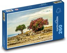 Cyprus - krajina, stromy Puzzle 260 dielikov - 41 x 28,7 cm 