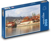 Prague - Vltava, city Puzzle 260 pieces - 41 x 28.7 cm 