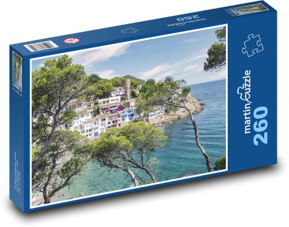 Spain - beach, city - Puzzle 260 pieces, size 41x28.7 cm 