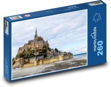 Mont Saint Michel - Wyspa, Francja Puzzle 260 elementów - 41x28,7 cm