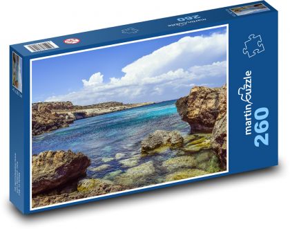 Cyprus - Cavo Greko, sea - Puzzle 260 pieces, size 41x28.7 cm 