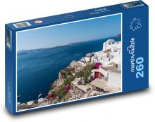Santorini - Grécko, ostrov Puzzle 260 dielikov - 41 x 28,7 cm 