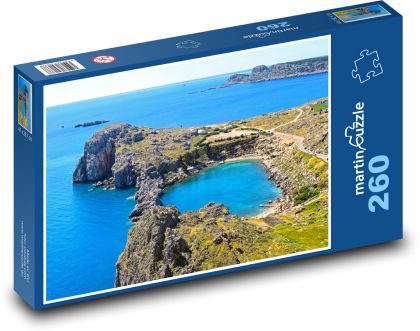 Ayios Pavlos Beach - Crete Island - Puzzle 260 pieces, size 41x28.7 cm 