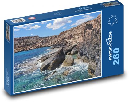 Cape greco - Cyprus, sea - Puzzle 260 pieces, size 41x28.7 cm 