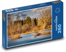 Lake - water, islands Puzzle 260 pieces - 41 x 28.7 cm 