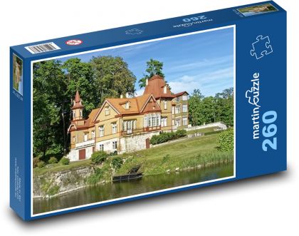 Estonsko - ostrov Saaremaa, Kuressaare - Puzzle 260 dílků, rozměr 41x28,7 cm