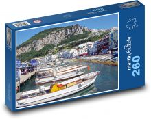 Itálie - Capri, přístav Puzzle 260 dílků - 41 x 28,7 cm