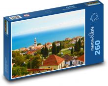 Domy - oceán, moře Puzzle 260 dílků - 41 x 28,7 cm