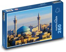 Mešita -  Mešita kráľa Abdulláha, Ammán Puzzle 260 dielikov - 41 x 28,7 cm 