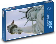 Socha slobody - New York, Spojené štáty americké Puzzle 260 dielikov - 41 x 28,7 cm 