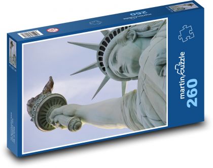 Socha slobody - New York, Spojené štáty americké - Puzzle 260 dielikov, rozmer 41x28,7 cm