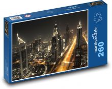 Noc Dubaju Puzzle 260 elementów - 41x28,7 cm