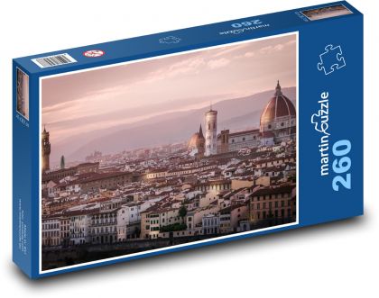 Florence - Italy, city - Puzzle 260 pieces, size 41x28.7 cm 