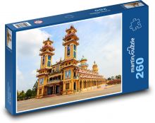 Chrám - Vietnam, mesto Puzzle 260 dielikov - 41 x 28,7 cm 