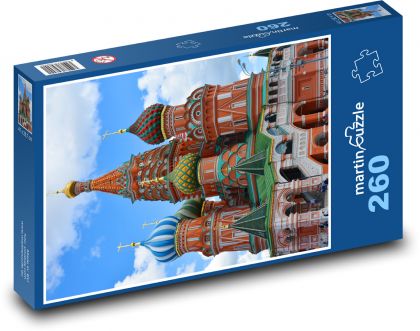 Moskwa - Rosja, Plac Czerwony - Puzzle 260 elementów, rozmiar 41x28,7 cm