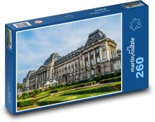 Královský palác Brusel, architektura, budovy  Puzzle 260 dílků - 41 x 28,7 cm