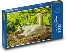 Swan Puzzle 130 pieces - 28.7 x 20 cm 