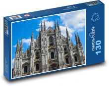 Italy - Milan, Cathedral Puzzle 130 pieces - 28.7 x 20 cm 