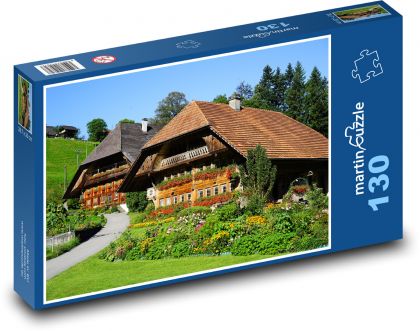 Austria - farm - Puzzle 130 pieces, size 28.7x20 cm 