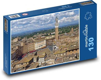 Włochy - Siena - Puzzle 130 elementów, rozmiar 28,7x20 cm