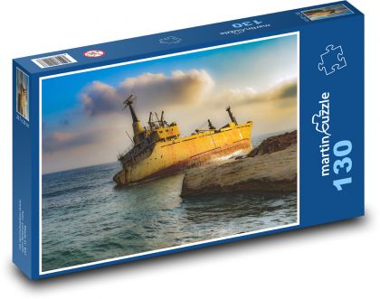 Bay - shipwreck - Puzzle 130 pieces, size 28.7x20 cm 