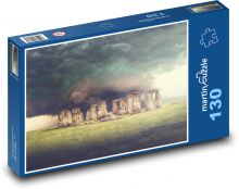 Anglie - Stonehenge Puzzle 130 dílků - 28,7 x 20 cm