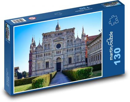 Italy - Certosa Di Pavia - Puzzle 130 pieces, size 28.7x20 cm 