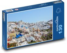 Řecko - Santorini Puzzle 130 dílků - 28,7 x 20 cm