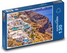 Řecko - Santorini Puzzle 130 dílků - 28,7 x 20 cm