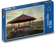 Výlet, altánok Puzzle 130 dielikov - 28,7 x 20 cm 