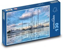 Harbor, ships Puzzle 130 pieces - 28.7 x 20 cm 