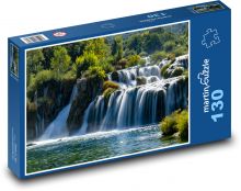 Chorvátsko - Plitvice Puzzle 130 dielikov - 28,7 x 20 cm 