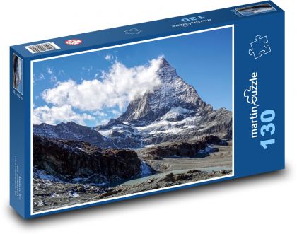 Švýcarsko - Matterhorn  - Puzzle 130 dílků, rozměr 28,7x20 cm