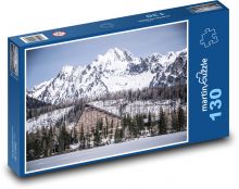 Slovensko - zima, Štrbské Pleso Puzzle 130 dielikov - 28,7 x 20 cm 