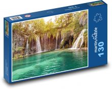 Chorvátsko - Plitvice Puzzle 130 dielikov - 28,7 x 20 cm 