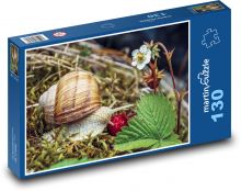 Garden snail Puzzle 130 pieces - 28.7 x 20 cm 