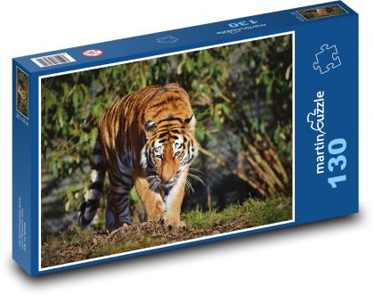 Tiger, veľká mačka - Puzzle 130 dielikov, rozmer 28,7x20 cm 