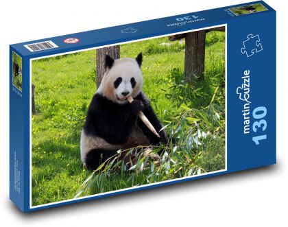 Panda - Puzzle 130 pieces, size 28.7x20 cm 