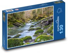 Stream, nature, stones Puzzle 130 pieces - 28.7 x 20 cm 