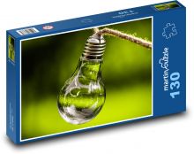 Light bulb - energy, nature Puzzle 130 pieces - 28.7 x 20 cm