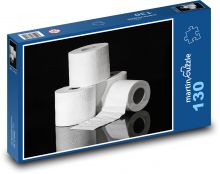 Toilet paper - roll, toilet Puzzle 130 pieces - 28.7 x 20 cm 