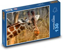 Giraffe - savannah, zoo Puzzle 130 pieces - 28.7 x 20 cm 