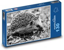 Jeż, nocne zwierzę Puzzle 130 elementów - 28,7x20 cm