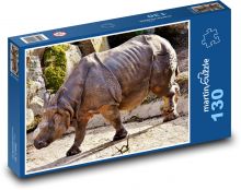 Rhinoceros - zviera, zoo Puzzle 130 dielikov - 28,7 x 20 cm 