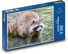 Raccoon - bear, water Puzzle 130 pieces - 28.7 x 20 cm 