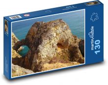 Portugalia - Lagos, klify Puzzle 130 elementów - 28,7x20 cm