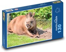 Tapir - zoo, zwierzę Puzzle 130 elementów - 28,7x20 cm